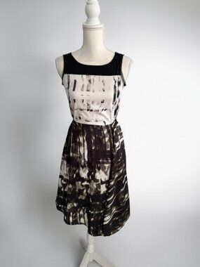 SIMPLY VERA WANG Black White A Line Dress Size XS